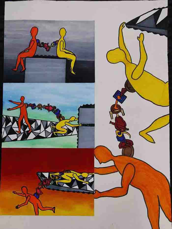 北京凱文學校AIP國際藝術(shù)學校學生作品