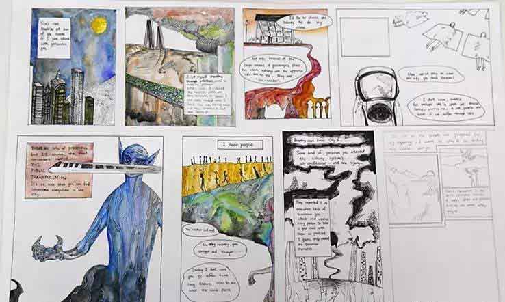 北京凱文學校AIP國際藝術(shù)學校學生作品