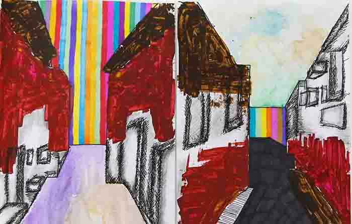 北京凱文學校AIP國際藝術(shù)學校學生作品