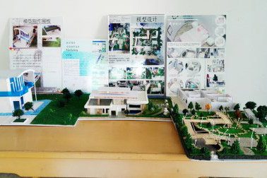 昌航科院舉辦環(huán)境藝術(shù)設(shè)計(jì)專業(yè)建筑模型作品展