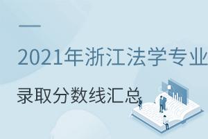 2021年浙江法學(xué)專業(yè)錄取分?jǐn)?shù)線匯總