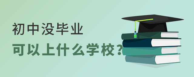 初中沒畢業(yè)可以上什么學校