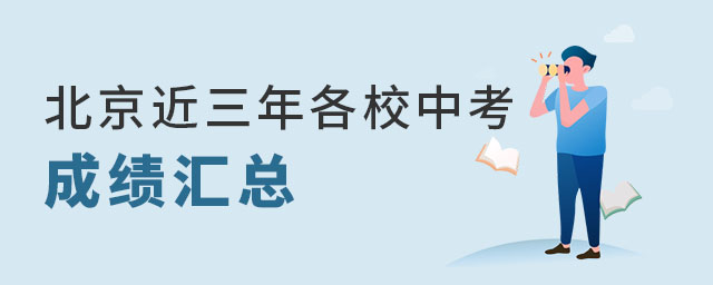 北京近三年中考成績