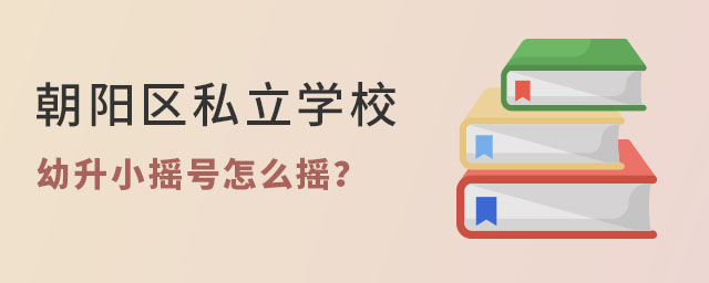 北京朝陽區(qū)私立學(xué)校幼升小搖號怎么搖