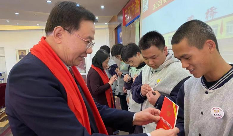 三河市燕郊劍橋?qū)W校百日誓師活動