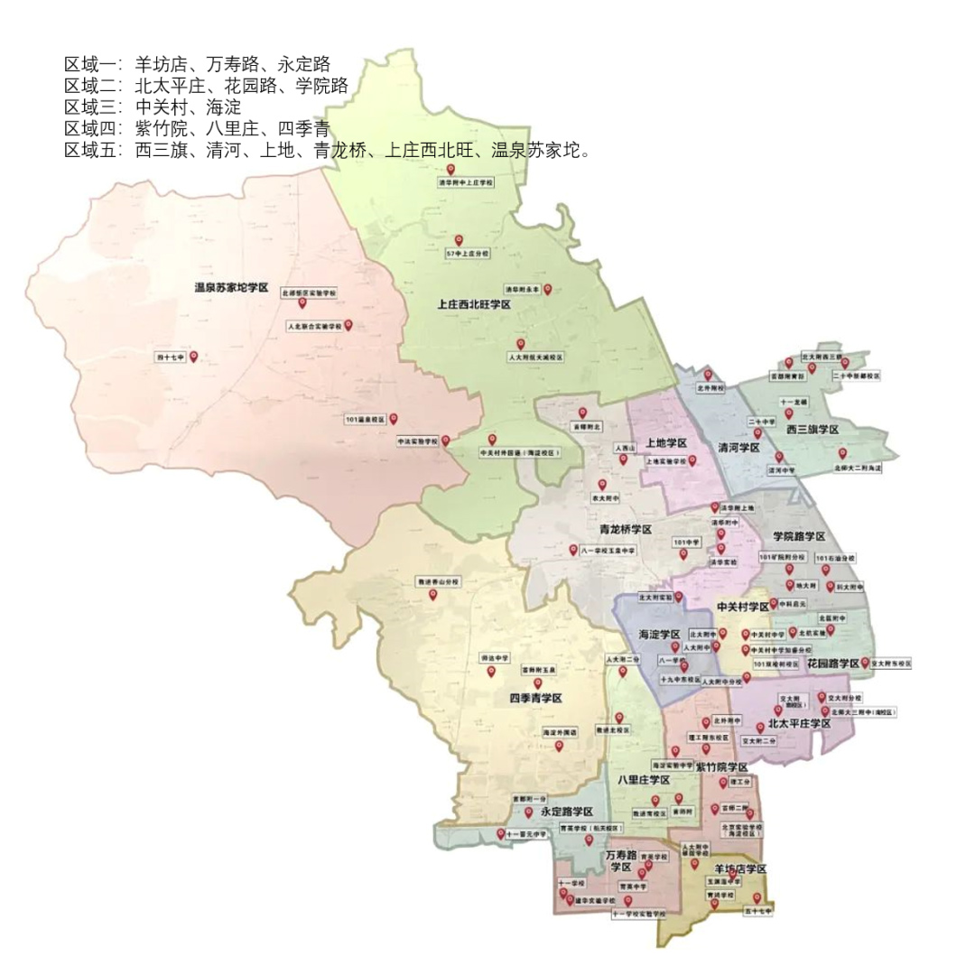 北京海淀區(qū)初中學(xué)區(qū)劃分 北京海淀區(qū)初中學(xué)區(qū)劃分