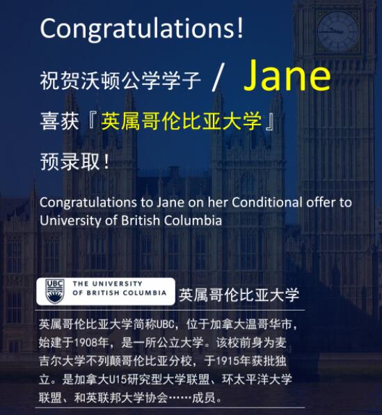 成都沃頓公學(xué)錄取