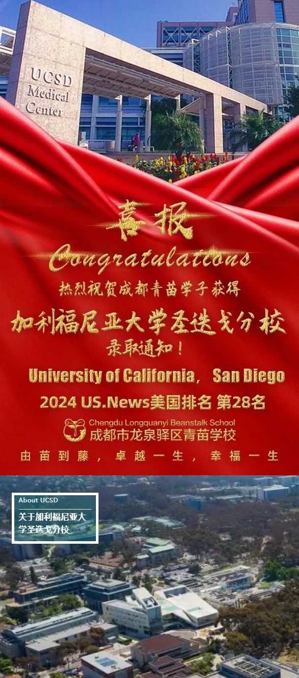 青苗學(xué)校成都校區(qū)錄取喜報(bào)