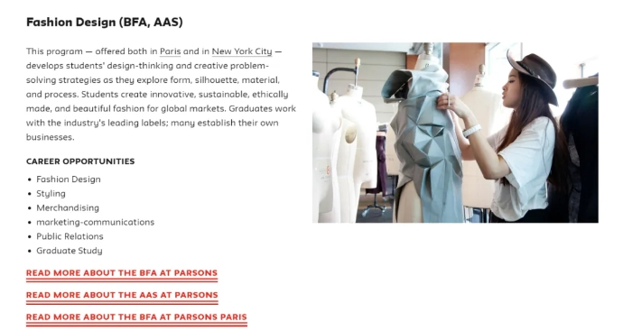 北服國際藝術高中名校特輯丨帕森斯設計學院