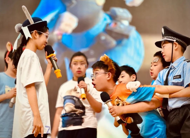 北京市忠德學校英語風采表演劇照