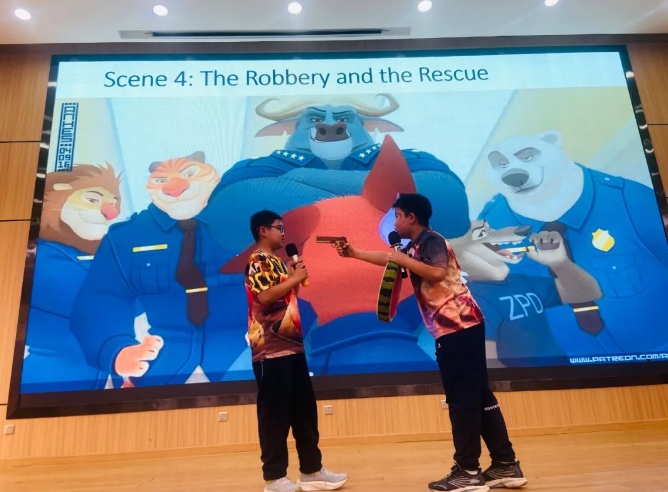 北京市忠德學校英語風采表演劇照