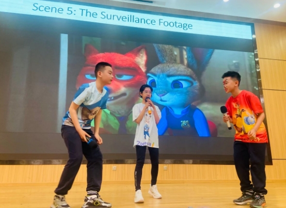 北京市忠德學校英語風采表演劇照