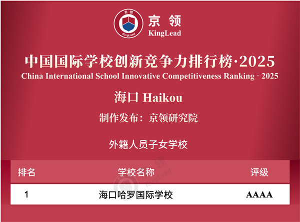 中國國際學(xué)校創(chuàng)新競爭力排行榜