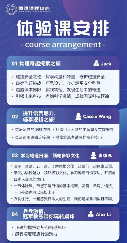 北京開(kāi)放大學(xué)國(guó)際課程中心開(kāi)放日