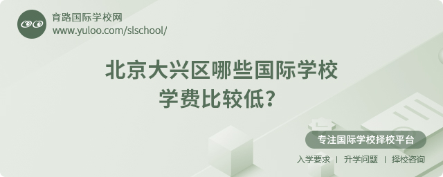 2025年北京大興區(qū)國際學校學費比較低