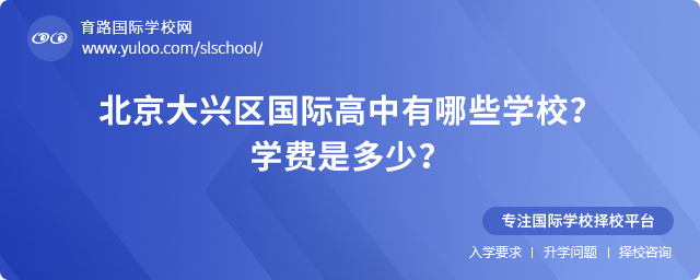 2025年北京大興區(qū)國(guó)際高中有哪些學(xué)校