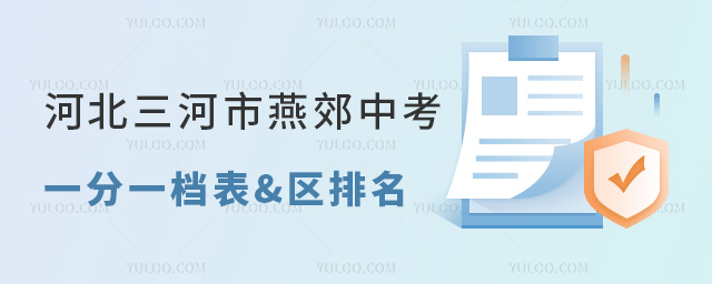 河北三河市燕郊中考一分一檔表
