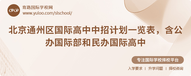 2025年北京通州區(qū)國際高中中招計劃