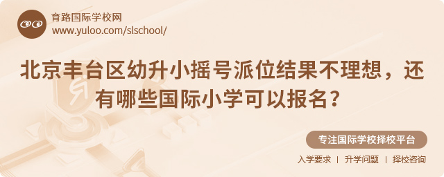 臺(tái)區(qū)幼升小搖號(hào)派位結(jié)果不理想報(bào)名國際小學(xué)