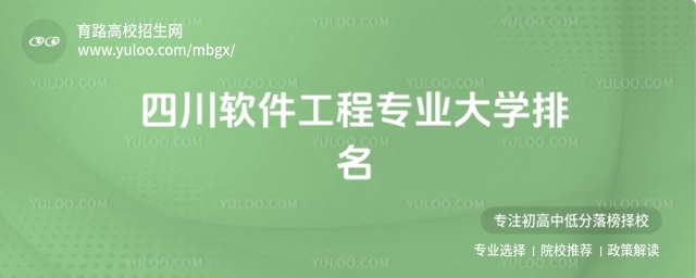 2025四川軟件工程專業(yè)大學(xué)排名