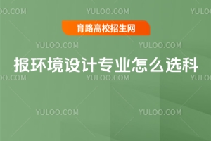 報環(huán)境設計專業(yè)怎么選科?