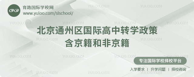 2025年北京通州區(qū)國際高中轉(zhuǎn)學政策