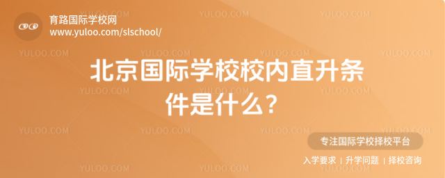 北京國際學校校內直升條件是什么