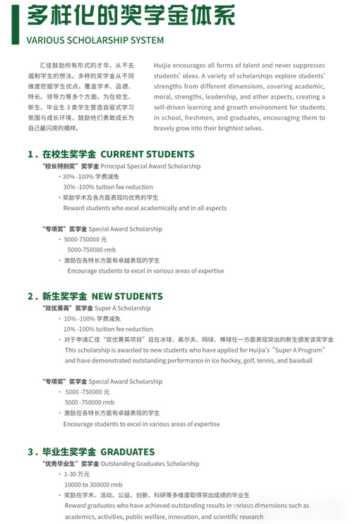 北京市私立匯佳學(xué)校入學(xué)指南