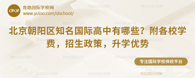 北京朝陽區(qū)知名國際高中有哪些